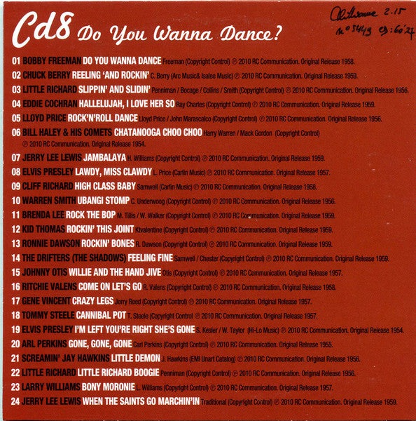 CD Various – Rock & Roll Anthology 10 CDS - USADO